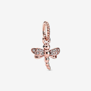 Sparkling Dragonfly Pendant