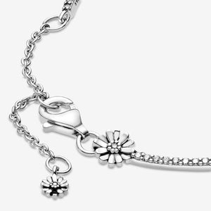 Sparkling Daisy Flower Bracelet