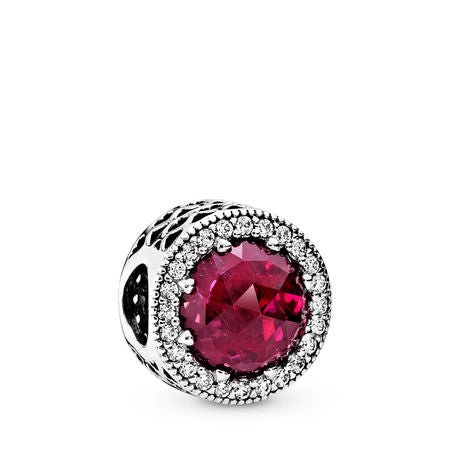 Pandora Sparkling Cerise Pink Charm