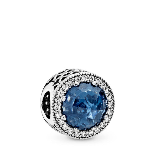 Pandora Sparkling Dark Blue Charm