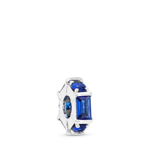 Pandora Ice Sculpture Spacer, Blue Crystal