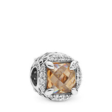 Load image into Gallery viewer, Pandora Radiant Grains of Energy Charm, Clear &amp; Golden Colored CZ