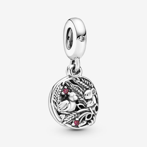 Bird and Mouse Dangle Charm