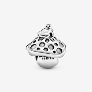 Mushroom & Frog Charm