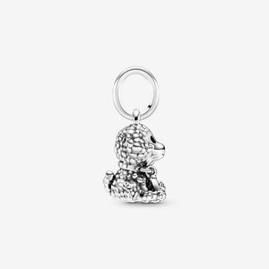 Poodle Puppy Dog Dangle Charm