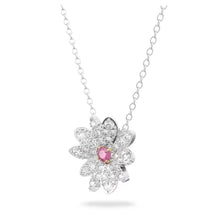 Load image into Gallery viewer, Eternal Flower pendant Flower, Pink, Mixed metal finish