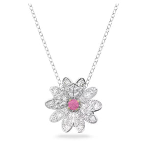 Eternal Flower pendant Flower, Pink, Mixed metal finish