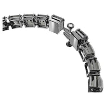 Load image into Gallery viewer, Millenia bracelet Square cut, Gray, Ruthenium plated